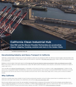 California Clean Industrial Hub